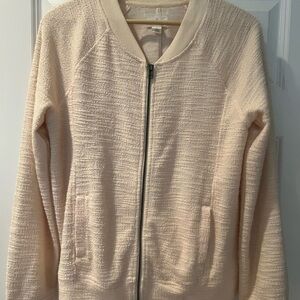 Caslon Women's Cream Textured Jacket